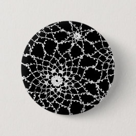 Vintage Tatted Snöre Knapp