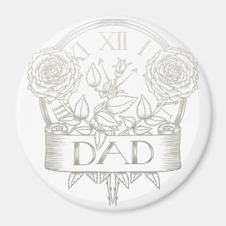 Vintage tattoo stil Pappa design Magnet