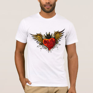 Vintage Tattoo Winged Heart Shirt Tröja
