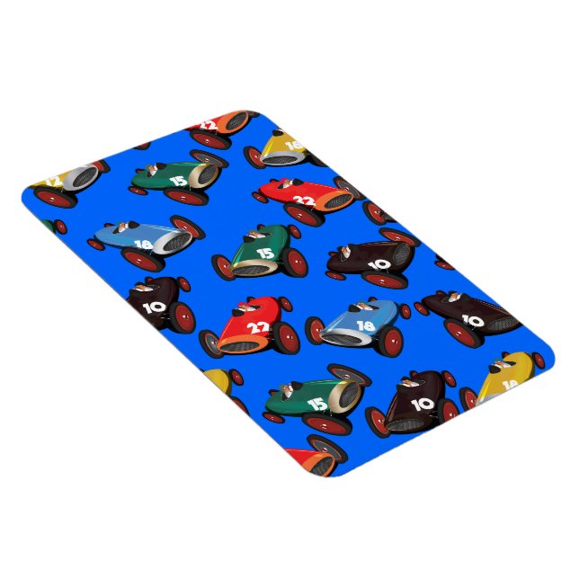 Vintage Tävla Cars Magnet (Högersidan)