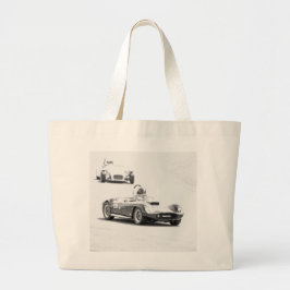Vintage Tävling Cars Jumbo Tygkasse