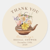 Vintage Te | Bröllopsfavor för blomsterinspirerad 