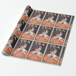 Vintage Tea Annons - Bättre Presentpapper