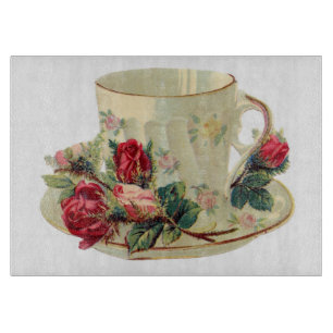 Vintage Tea Kopp med Rosor styrelse