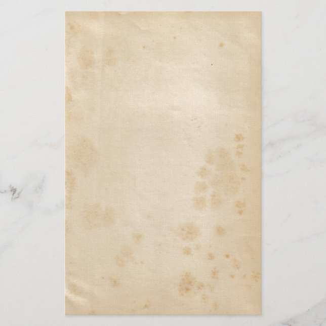 Vintage Tea Nedfläckad Stationery Brevpapper (Framsida)