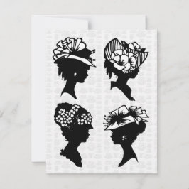 Vintage Tea Party Inbjudningar