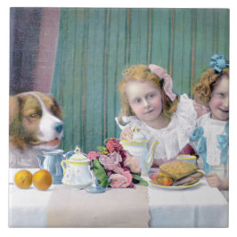 Vintage Tea Party Kakelplatta