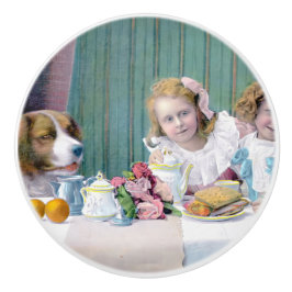 Vintage Tea Party Knopp