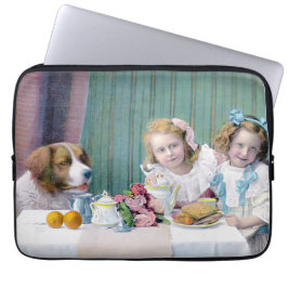Vintage Tea Party Laptop Fodral