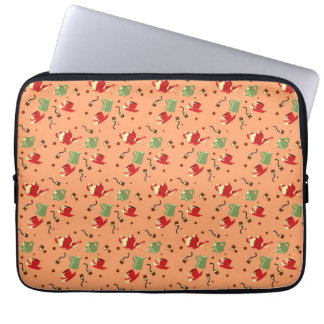 "Vintage Tea Party Mönster - Whimsical Tekannas, C Laptop Fodral
