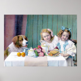 Vintage Tea Party Poster