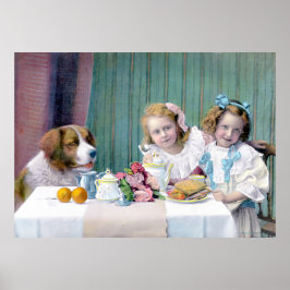 Vintage Tea Party Poster