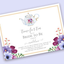 Vintage Tea Party Tekanna Blommigt Möhippa