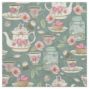 Vintage Tea Party Tyg