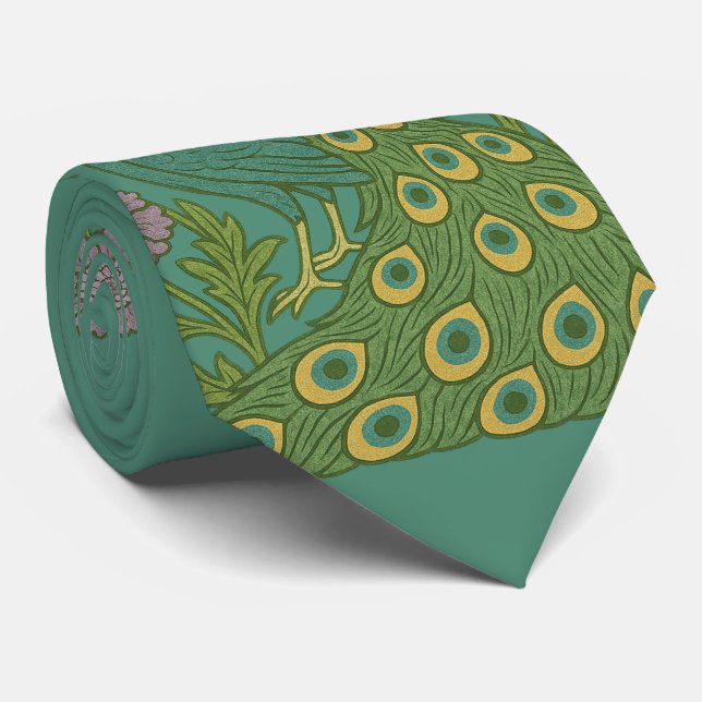Vintage Teal Peacock Slips (Rullad)