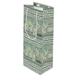 Vintage Teal Tea & Ro Vin Gift Bag