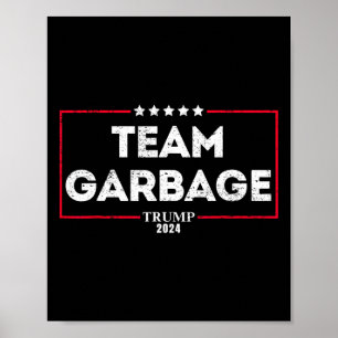 Vintage Team Garbyge För Trump 2025  Poster