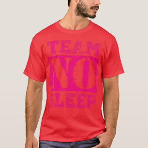 Vintage Team - ingen viloläge djup Rosa T Shirt