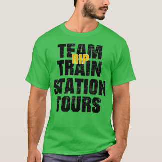 Vintage Team Rip Tåg Station Tours Gifts Railroa T Shirt