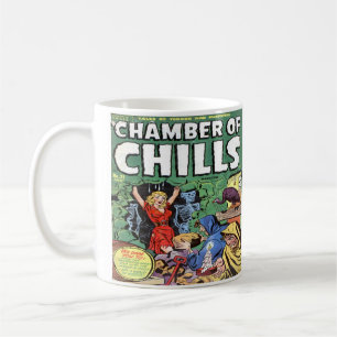 Vintage Tecknad Bok Design Coffee Mugg Kopp