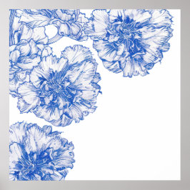 Vintage teckning, gräns poster