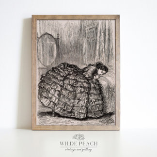 Vintage teckning poster