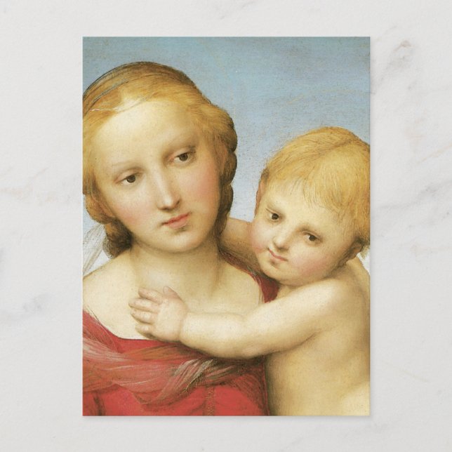 Vintage teckning vykort (Framsida)