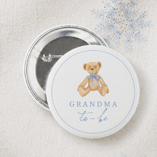 Vintage Teddy Bear Baby Shower Mormor Att Bli Knapp