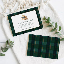 Vintage Teddy Bear Plaid Polo | Books for Baby Tilläggskort