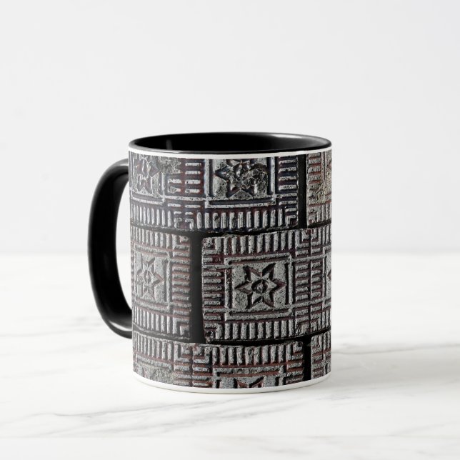 Vintage tegel mugg (Framsida vänster)
