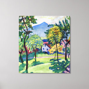Vintage Tegernsee Ligcape August Macke Canvastryck