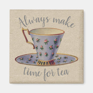 Vintage Tekopp-tid för Tea Magnet