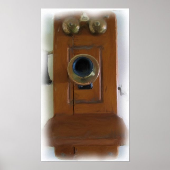 Vintage Telefon Poster (Framsidan)