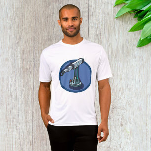Vintage Telescope Astronomy Enthusiast Stargazing T Shirt