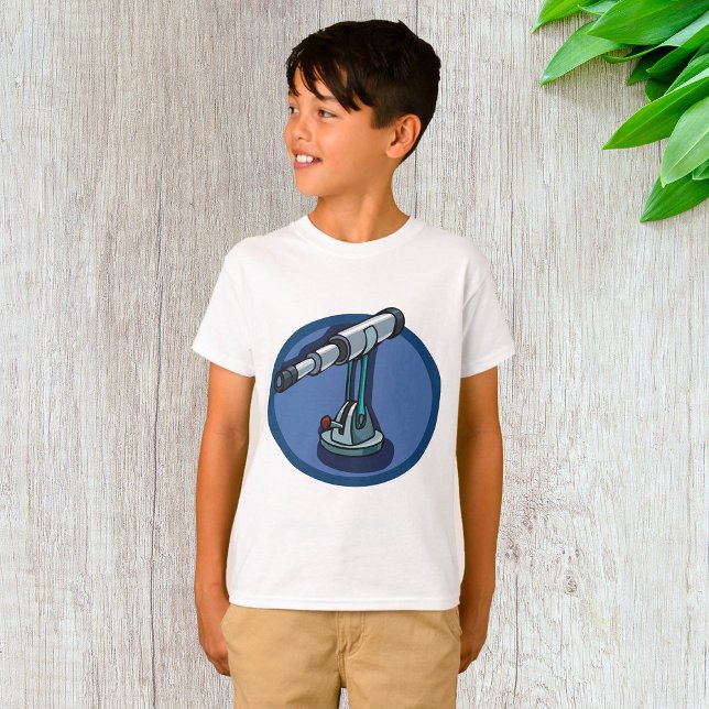 Vintage Telescope Astronomy Enthusiast Stargazing T Shirt (Skapare uppladdad)