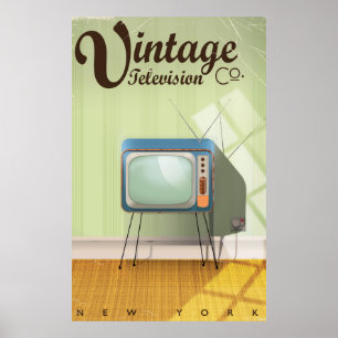 Vintage Television Co. Poster