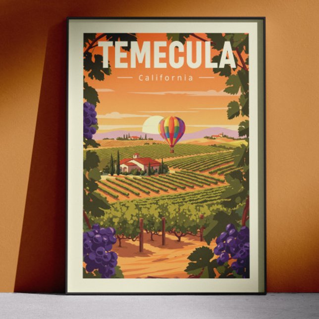 Vintage Temecula Kalifornien Poster (Skapare uppladdad)