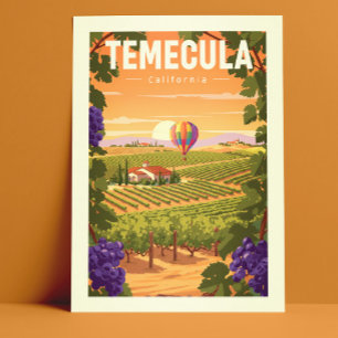 Vintage Temecula Kalifornien Vykort