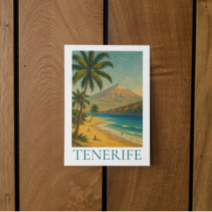 Vintage Teneriffa Kanarieöarna Strand Playa Resa Vykort
