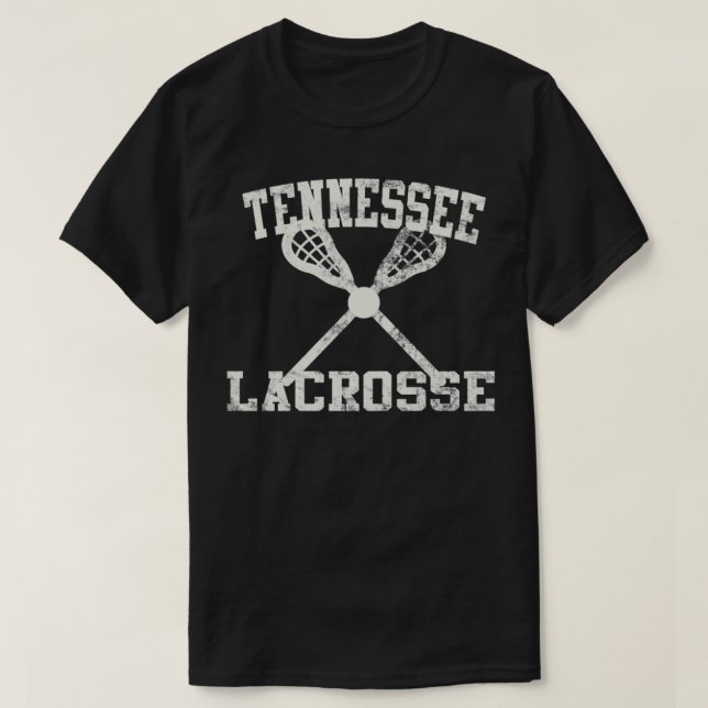 Vintage Tennessee Lacrosse T Shirt (Design framsida)