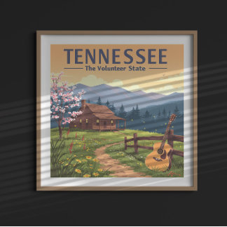 Vintage Tennessee Poster