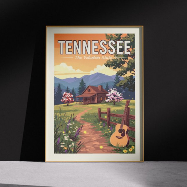 Vintage Tennessee Poster (Skapare uppladdad)
