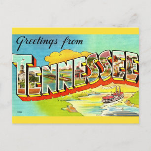 Vintage Tennessee välkomst vykort