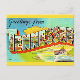 Vintage Tennessee välkomst vykort