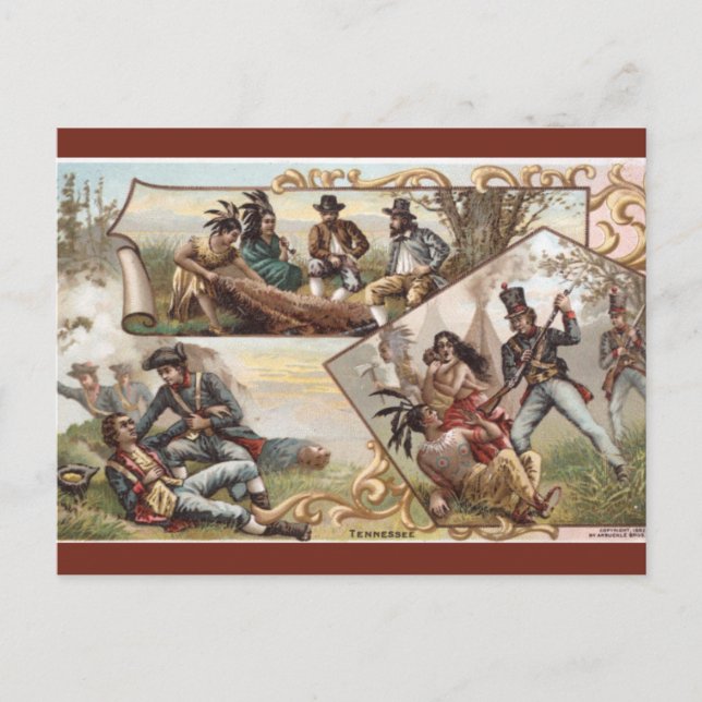 Vintage Tennessee Vykort (Framsida)