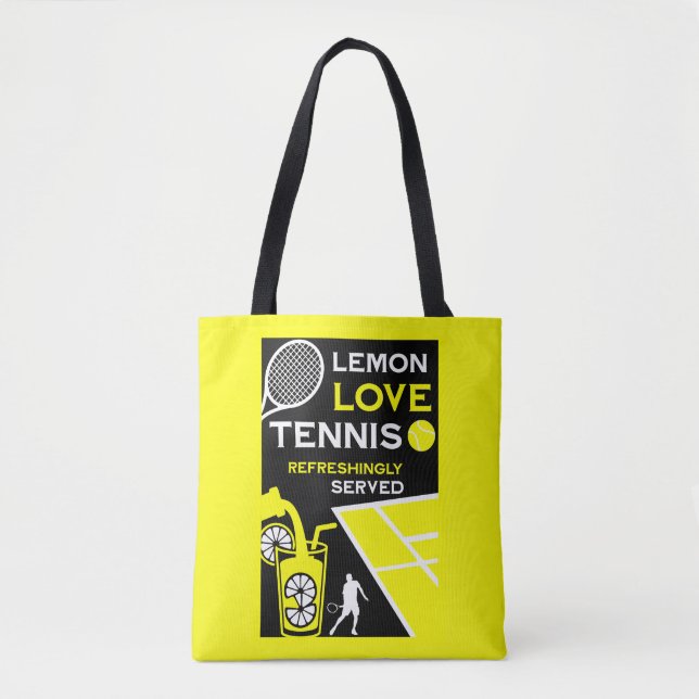 Vintage Tennis Lemonad Tygkasse (Framsida)