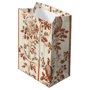Vintage Terrakotta Bondhöns Toile-design