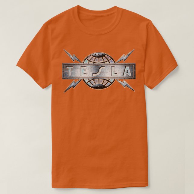 Vintage Tesla T Shirt (Design framsida)