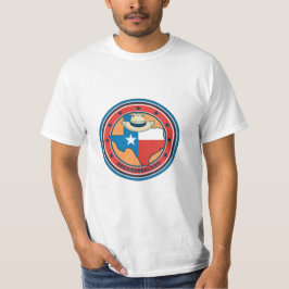 Vintage Texas Cowboy Hat State Flag Herr T-Shirt