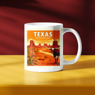 Vintage Texas Kaffemugg